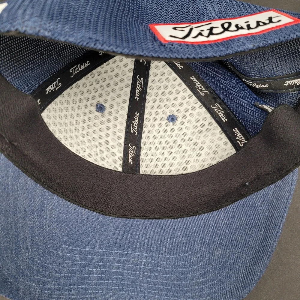 Titleist ProV1 Foot Joy Collaboration Mesh Golf Hat Size Medium/Large Fitted